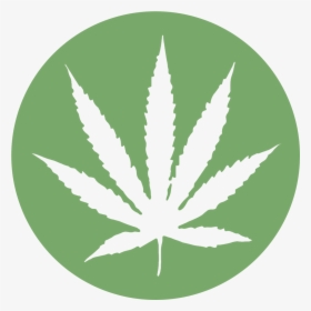 Transparent Weed Leaf Clipart - White Cannabis Leaf On Black Background, HD Png Download, Transparent PNG