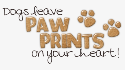 #wordart #dog #pawprint #heart #freetoedit - Graphics, HD Png Download, Transparent PNG