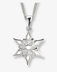Nicole Barr Designs Sterling Silver Snowflake Necklace - Transparent Long Silver Earrings, HD Png Download, Transparent PNG