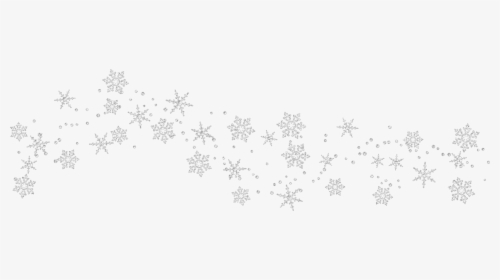 Transparent Snowflakes Clipart M - Transparent Background Snow Border, HD Png Download, Transparent PNG