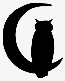 Owl Silhouette Clip Art - Owl Silhouette Transparent, HD Png Download, Transparent PNG