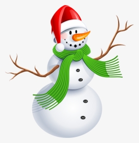 Snowman Png File - Transparent Christmas Snowman Clipart, Png Download, Transparent PNG