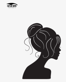 Beauty Girl Silhouette Png, Transparent Png, Transparent PNG