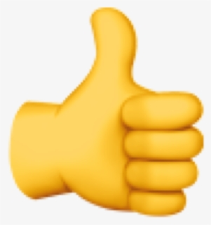 Transparent Thumb Up Emoji Png - Thumbs Up Apple Emoji, Png Download, Transparent PNG