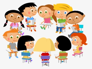 Clip Art Carpet Clip Royalty - Students Sitting In A Circle Clipart, HD Png Download, Transparent PNG