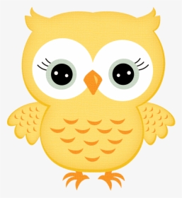 Transparent Owl Clip Art - Yellow Owl Clip Art, HD Png Download, Transparent PNG