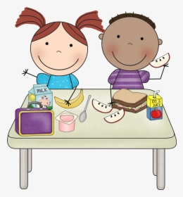 Snack Time Clipart - Kids Lunch Clipart, HD Png Download, Transparent PNG