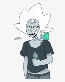 White Clothing Black Mammal Fictional Character Cartoon - White Diamond White Pearl Steven Universe, HD Png Download, Transparent PNG