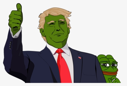 Trump Pepe Thumbs Up, HD Png Download, Transparent PNG