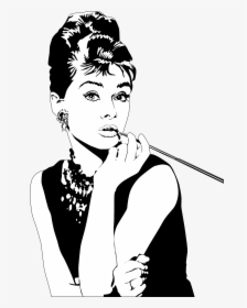 Tears Vector Pop Girl - Audrey Hepburn, HD Png Download, Transparent PNG