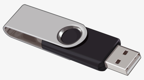 Clip Art Pendrive Png - Flash Drive Transparent Background, Png Download, Transparent PNG