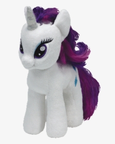 My Little Pony Rarity 8-inch Plush - My Little Pony Ty Doll Rarity, HD Png Download, Transparent PNG