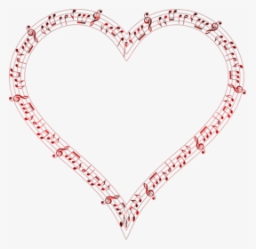 #heart #corazon #passion #pasion #music #musica #stave - Music Note Heart Png, Transparent Png, Transparent PNG