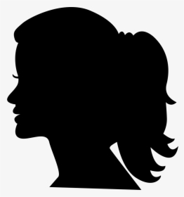 Silhouette Woman Computer Icons Clip Art - Silhouette Woman Side View Face, HD Png Download, Transparent PNG