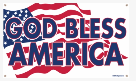 Clip Art Flag Banner Ms Carita - God Bless America Banner, HD Png Download, Transparent PNG