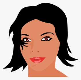 Beauty, Brunette, Face, Girl, Woman, Pretty - Women Face Clip Art, HD Png Download, Transparent PNG