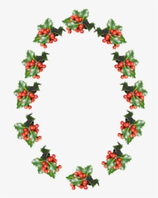 Christmas Frame Oval - Ball N Chain Necklace, HD Png Download, Transparent PNG