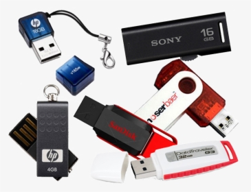 Memory Card And Pendrive , Png Download - Pen Drive All Company, Transparent Png, Transparent PNG