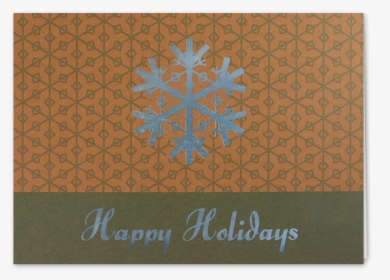 Picture Of Silver Snowflake Greeting Card, HD Png Download, Transparent PNG