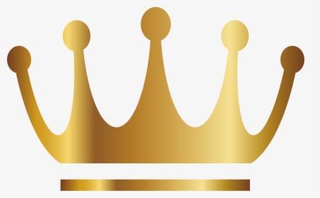 Vector Hand-painted Gold Crown Png Download - Crown Gold Vector Png, Transparent Png, Transparent PNG