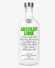 Absolut Lime Vodka 750 Ml - Absolut Vodka, HD Png Download, Transparent PNG