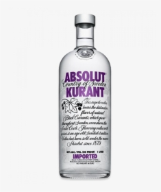 Absolut Kurant Vodka 700ml - Vodka Absolut Kurant 750 Ml, HD Png Download, Transparent PNG
