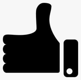 Facebook Like Button - Like Button Black And White, HD Png Download, Transparent PNG