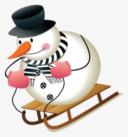 Free Download Of Snowman Png Clipart - Cute Snowman Clipart, Transparent Png, Transparent PNG