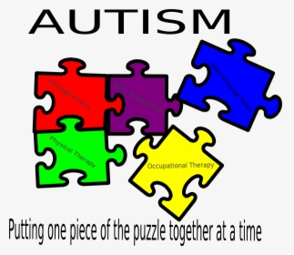 Autism Putting One Piece Of The Puzzle Together At - Puzzle Clipart Png, Transparent Png, Transparent PNG