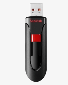 Cruzer Glide™ Usb Flash Drive - Black Sandisk Flash Drive, HD Png Download, Transparent PNG