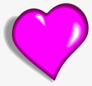 Download Hot Pink Heart Png Image - Love The Lord With All Your Heart Clipart, Transparent Png, Transparent PNG