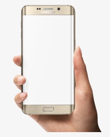 Entertainment Samsung Galaxy S6 Edge Plus The Official - Hand Mobile Frame Png, Transparent Png, Transparent PNG