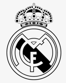 Real Madrid Crest Png Real Madrid Wallpaper Phone - Real Madrid Logo White Png, Transparent Png, Transparent PNG