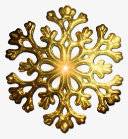 Gold Snowflake Png Clip Art Freeuse Download - Gold Snowflakes Png Transparent, Png Download, Transparent PNG