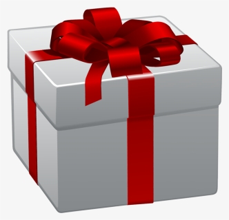 Transparent Box With Red - White Gift Box Png, Png Download, Transparent PNG