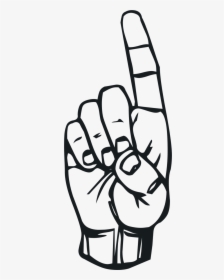 Pointing Finger Pictures - Sign Language D Png, Transparent Png, Transparent PNG