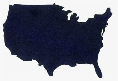 Cutout Paper Map Of United States - Map Of United States Cutout, HD Png Download, Transparent PNG