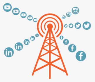 Social Medial Planning For Your Business - Cell Tower Base Station Icon, HD Png Download, Transparent PNG