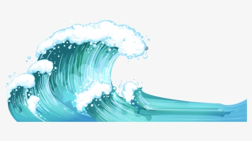 Waves Clip Art Transparent Background � Clipart Free - Waves Clipart, HD Png Download, Transparent PNG
