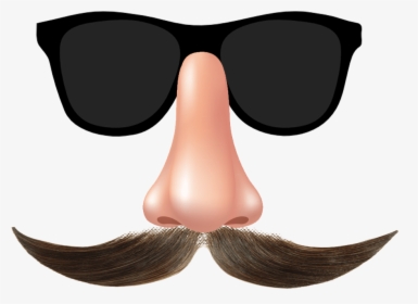 Mustache And Glasses Transparent Background - Fake Glasses And Mustache Png, Png Download, Transparent PNG