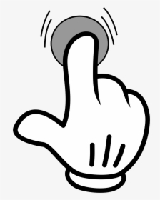 Index Finger Pointing Hand Computer Icons - Cartoon Finger Pointing Up, HD Png Download, Transparent PNG