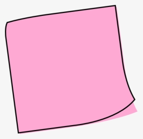 Post It Note Clipart Pink, HD Png Download, Transparent PNG