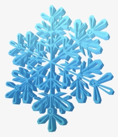 3d Snowflake Graphic, HD Png Download, Transparent PNG