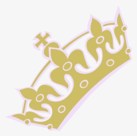 Gold White Tiara Princess Clip Art At Clker Com Vector, HD Png Download, Transparent PNG