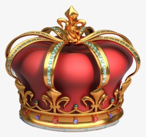 Red Gold King Crown, HD Png Download, Transparent PNG