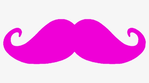 Pink Mustache Transparent - Pink Mustache Png, Png Download, Transparent PNG