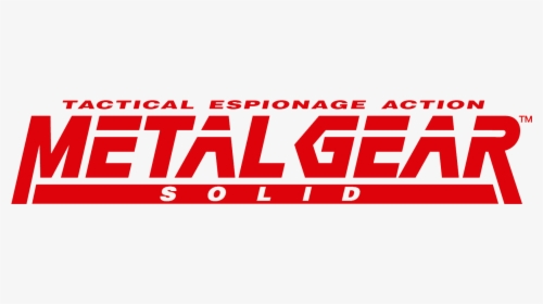 Metal Gear Solid Logo - Metal Gear Solid, HD Png Download, Transparent PNG