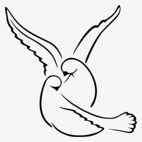 Love Bird Svg Clip Arts - Simple Love Birds Drawing, HD Png Download, Transparent PNG