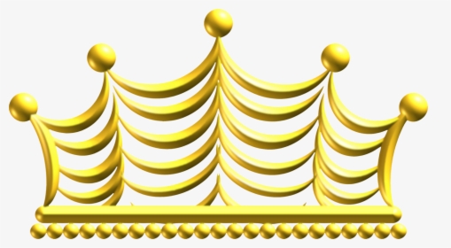 Gold,yellow,line - Crown Png Golden Clipart, Transparent Png, Transparent PNG
