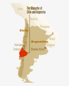 Mapuche Map, HD Png Download, Transparent PNG